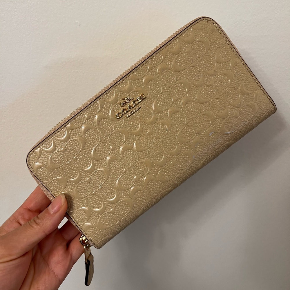 New with Tag Coach Sig DBS Pnt Acc Zip